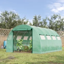 Outsunny Walk-in Tunnel Greenhouse With 2 Zippered Mesh Doors Upgraded Hot House, Green, 13' X 10' X 6.5' -OUTSUNNY Sales Store GUEST 019d87bb c64c 4ae2 97c0 647becf5e9af