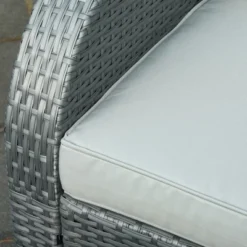 Outsunny 6-PCs Patio Furniture Sets Outdoor Wicker Sofa Set Rattan Recline Single Chair Conversation Set, Ottomans, Table Cushions -OUTSUNNY Sales Store GUEST 0317e219 abf1 4c05 bfa7 c95a00f8fe29