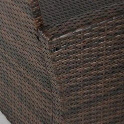 Outsunny 6 PCS Patio Dining Set All Weather Rattan Wicker Furniture Set With Wood Grain Top Table And Soft Cushions -OUTSUNNY Sales Store GUEST 04eaaf66 5f02 4cf7 bd7f de535f80bc14