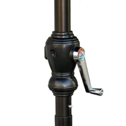 Outsunny 9' X 7' Patio Umbrella Outdoor Table Market Umbrella With Crank, Solar LED Lights, 45° Tilt, Push-Button Operation, For Deck, Backyard, Pool And Lawn -OUTSUNNY Sales Store GUEST 07cd6f7d 00a5 4d77 bd11 259a27117d69