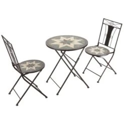 Outsunny 3 Piece Patio Bistro Set, Metal Folding Chairs, Foldable Outdoor Dining Table, Stone Mosaic Pattern For Decor, Poolside, Porch, Coffee 7 Outsunny 3 Piece Patio Bistro Set, Metal Folding Chairs, Foldable Outdoor Dining Table, Stone Mosaic Pattern For Decor, Poolside, Porch, Coffee -OUTSUNNY Sales Store GUEST 0cbef117 7750 4745 95e8 d0050e726bc7