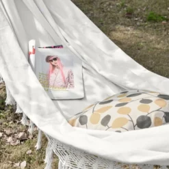 Outsunny Extra Large Boho Hammock With Macrame Tassel Fringe, Includes Carrying Bag, Indoor Outdoor Tree Hammock For Porch, Backyard, Camping, White -OUTSUNNY Sales Store GUEST 105cb484 b3df 4d2c b584 03f64e0768b1