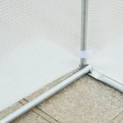 Outsunny 11.5' X 9.8' X 6.5' Outdoor Walk-In Tunnel Greenhouse Hot House With Roll-up Windows, Zippered Door, PE Cover, White -OUTSUNNY Sales Store GUEST 1501367b ddcb 41f9 bdda 23902f65beca