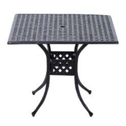 Outsunny 36" X 36" Square Patio Table With Umbrella Hole, Aluminum Outdoor Dining Table, Outdoor Bistro Table For Garden, Backyard, Porch, Black 8 Outsunny 36" X 36" Square Patio Table With Umbrella Hole, Aluminum Outdoor Dining Table, Outdoor Bistro Table For Garden, Backyard, Porch, Black -OUTSUNNY Sales Store GUEST 15060052 b9d6 438f 95ad cabcd37a9ba2
