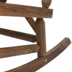 Outsunny 2-Person Wood Rocking Chair With Log Design, Heavy Duty Loveseat With Wide Curved Seats For Patio, Backyard, Garden -OUTSUNNY Sales Store GUEST 18bd4996 63cd 4a30 8d35 753e8f0b81a9