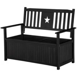 Outsunny Outdoor Wooden Storage Bench Deck Box, Wood Patio Furniture, 43 Gallon Pool Storage Bin Container With Cloth, Backrest, Armrests, Star, Black 7 Outsunny Outdoor Wooden Storage Bench Deck Box, Wood Patio Furniture, 43 Gallon Pool Storage Bin Container With Cloth, Backrest, Armrests, Star, Black -OUTSUNNY Sales Store GUEST 19a970cd f760 47b9 9ba6 1faeedff57bc