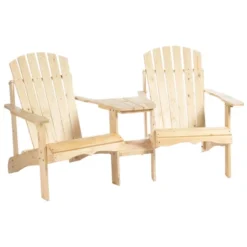 Outsunny Set Of 3 Wooden Adirondack Chairs, Outdoor Double Seat With Center Table And Umbrella Hole For Patio, Backyard, Deck, Fire Pit 18 Outsunny Set Of 3 Wooden Adirondack Chairs, Outdoor Double Seat With Center Table And Umbrella Hole For Patio, Backyard, Deck, Fire Pit -OUTSUNNY Sales Store GUEST 1b59ba0f 9523 4c52 bbd0 d96e8fa90aaa