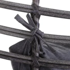 Outsunny Patio Wicker Lounge Chair With Soft Cushion, Outdoor/Indoor PE Rattan Egg Teardrop Cuddle Chair With Height Adjustable Knob For Backyard Garden Lawn Living Room -OUTSUNNY Sales Store GUEST 1d4cffe5 144b 4004 8e37 1933a1f6e591