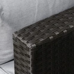 Outsunny 7 Piece Outdoor Patio Furniture Set, PE Rattan Wicker Sectional Sofa Set W/ Couch Cushions, Aluminum Frame & Composite Table, Light Gray -OUTSUNNY Sales Store GUEST 1e1b272a 814b 4580 a0bd c54e78d9d611