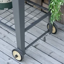 Outsunny 41" X 15" X 32" Raised Garden Bed Elevated With 2 Wheels, Bottom Shelf For Storing Tools, & Water Drainage Hole -OUTSUNNY Sales Store GUEST 1f8a2f2f 5254 48ed a488 2bce1b48dd66