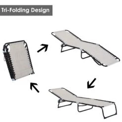 Outsunny Outdoor Folding Chaise Lounge Chair Portable Lightweight Reclining Garden Sun Lounger With 4-Position Adjustable Backrest For Patio, Deck, And Poolside -OUTSUNNY Sales Store GUEST 1ff58c21 8952 4018 a3ee 65d6db93613f