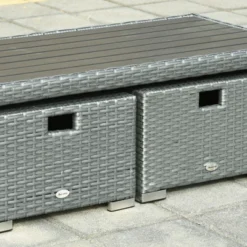 Outsunny 6-PCs Patio Furniture Sets Outdoor Wicker Sofa Set Rattan Recline Single Chair Conversation Set, Ottomans, Table Cushions -OUTSUNNY Sales Store GUEST 2346e145 9ebb 4354 9bf1 e754de5ce8b6