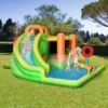 Outsunny 7-in-1 Inflatable Water Slide, Kids Castle Bounce House With Slide, Trampoline, Pool, Ball-target, Boxing Post, Without Air Blower