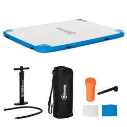 Outsunny Water Inflatable Floating Dock, Rafting Platform Island, Large Mat With Air Pump & Backpack, For Pool, Beach, Ocean, White 9 Outsunny Water Inflatable Floating Dock, Rafting Platform Island, Large Mat With Air Pump & Backpack, For Pool, Beach, Ocean, White -OUTSUNNY Sales Store GUEST 240d6550 0e2e 4b30 b2a4 3a0eb9b37067