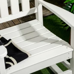 Outsunny 2 Pc Outdoor Rocking Chair, Traditional Slatted Porch Rocker With Armrests, Waterproof HDPE, Light Gray 8 Outsunny 2 Pc Outdoor Rocking Chair, Traditional Slatted Porch Rocker With Armrests, Waterproof HDPE, Light Gray -OUTSUNNY Sales Store GUEST 269fcf7f b805 4dd1 9408 2eff1c5f4a76