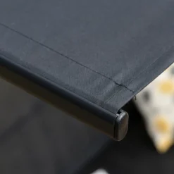 Outsunny Patio Swing Chair With Canopy, Seats 2 Adults Loveseat Bench With Canopy, Armrests, A-Frame Steel, Breathable Mesh, Black -OUTSUNNY Sales Store GUEST 276d2ee6 dd00 4643 83de d7fc51adb7f0