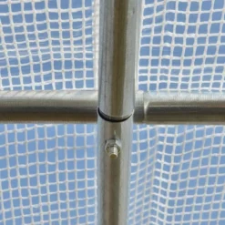 Outsunny 10' X 7' X 7' Walk-in Tunnel Greenhouse, Outdoor Plant Nursery With Quality PE Cover, Zipper Doors And Mesh Windows, White -OUTSUNNY Sales Store GUEST 2991c8a3 35c8 4a77 9bfb 020ab7d80d95