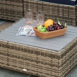 Outsunny 7-Piece Patio Furniture Sets Outdoor Wicker Conversation Sets All Weather PE Rattan Sectional Sofa Set With Cushions & Slat Plastic Wood Table -OUTSUNNY Sales Store GUEST 2cf392bc 2d4d 4760 bbaa 8dd1abcaa948