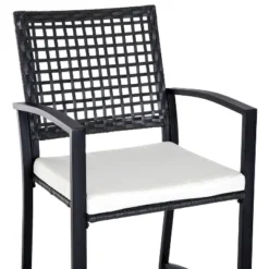 Outsunny 3PCS Patio Bar Set With Soft Cushion, Rattan Wicker Outdoor Furniture Set For Backyards, Lawn, Deck, Poolside 13 Outsunny 3PCS Patio Bar Set With Soft Cushion, Rattan Wicker Outdoor Furniture Set For Backyards, Lawn, Deck, Poolside -OUTSUNNY Sales Store GUEST 2fd03dfb 2f58 4135 8431 dcbc0fd4291f