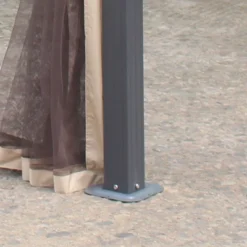 Outsunny Hardtop Polycarbonate Gazebo Canopy Aluminum Frame Pergola With Top Vent And Netting For Garden, Patio, Grey -OUTSUNNY Sales Store GUEST 3436481b 5c1b 4c69 a794 c444de4c20f1