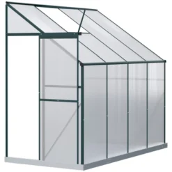 Outsunny Walk-In Garden Greenhouse Aluminum Polycarbonate With Roof Vent For Plants Herbs Vegetables -OUTSUNNY Sales Store GUEST 348b6de8 e6e7 4254 b85b 7dadca81d629