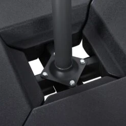 Outsunny 4-Piece Outdoor Patio Offset Umbrella Base Stand Weight Holder W/ Cross Base For Powerful Support, 158lbs Sand Or 132lbs Water Filled, Black -OUTSUNNY Sales Store GUEST 36f837bc b438 4414 a9a1 478e9606d1f7