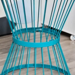 Outsunny 16" Steel Patio End Table, Side Table With Hourglass Design, Accent Table For Outdoor And Indoor Use -OUTSUNNY Sales Store GUEST 3befc883 9de6 48ce aeb1 11a4c29edbf7