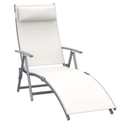 Outsunny Steel Fabric Outdoor Folding Chaise Lounge Chair Recliner With Portable Design & 7 Adjustable Backrest Positions 19 Outsunny Steel Fabric Outdoor Folding Chaise Lounge Chair Recliner With Portable Design & 7 Adjustable Backrest Positions -OUTSUNNY Sales Store GUEST 3c88b244 69f6 498f 98f5 110bf2f25936