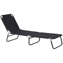 Outsunny Portable Outdoor Sun Lounger, Lightweight Folding Chaise Lounge Chair W/ 5-Position Adjustable Backrest For Beach, Poolside And Patio 18 Outsunny Portable Outdoor Sun Lounger, Lightweight Folding Chaise Lounge Chair W/ 5-Position Adjustable Backrest For Beach, Poolside And Patio -OUTSUNNY Sales Store GUEST 42698056 0e3c 45e6 81c5 70215ad810e3
