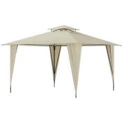 Outsunny 12' X 12' Outdoor Canopy Tent Party Gazebo With Double-Tier Roof, Steel Frame, Included Ground Stakes -OUTSUNNY Sales Store GUEST 4b688e5a 43ce 4117 9190 f3f288d98b7e