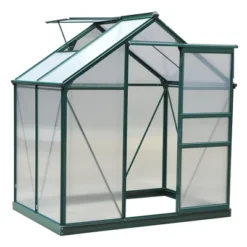 Outsunny Walk-in Plant Greenhouse For Backyard/Outdoor Use With Window And Door, Aluminum Frame, PC Board -OUTSUNNY Sales Store GUEST 53f4d550 0753 4028 9b25 3f19d6ccc1b1
