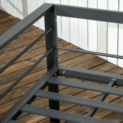 Outsunny Patio Furniture Set 4 Pieces, Outdoor Conversation Set With Water-Resistant Cushions, Coffee Table, 3-Seater Sofa, 2 Chairs For Porch, Gray -OUTSUNNY Sales Store GUEST 5a58d929 60a9 497a a493 e59182d542c6