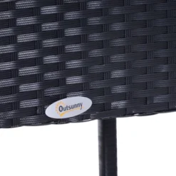 Outsunny 3 PCS Rattan Bar Set With Glass Top Table, 2 Bar Stools For Outdoor, Patio, Garden, Poolside, Backyard 9 Outsunny 3 PCS Rattan Bar Set With Glass Top Table, 2 Bar Stools For Outdoor, Patio, Garden, Poolside, Backyard -OUTSUNNY Sales Store GUEST 5b779569 ff2a 4477 8876 7927ee10db7e