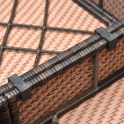 Outsunny 9-Piece Rattan Wicker Outdoor Patio Sectional Furniture Conversation Set With Modern Design, Thick Soft Cushions, Footstool & Tea Table -OUTSUNNY Sales Store GUEST 5bae37f3 e87a 472e a401 f8eacc6736dd