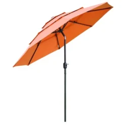 Outsunny 9FT 3 Tiers Patio Umbrella Outdoor Market Umbrella With Crank, Push Button Tilt For Deck, Backyard And Lawn 17 Outsunny 9FT 3 Tiers Patio Umbrella Outdoor Market Umbrella With Crank, Push Button Tilt For Deck, Backyard And Lawn -OUTSUNNY Sales Store GUEST 5be44203 cb58 43e6 81c4 b71c49086201