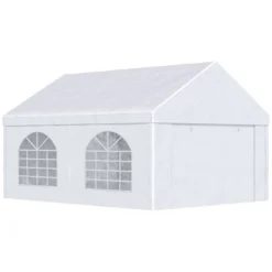 Outsunny 13ft X 16.5ft Portable Garage Party Tent With Sidewalls And Double Doors, For Parties, Wedding And Events -OUTSUNNY Sales Store GUEST 5ea98113 f246 4ff7 8fa2 2be082cea8d8