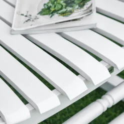 Outsunny Traditional Wooden High-Back Rocking Chair For Porch, Indoor/Outdoor -OUTSUNNY Sales Store GUEST 5fdaadb3 c564 42df 93ec 0dfd82ff4446