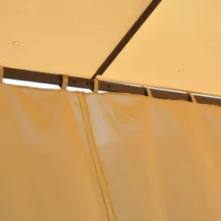 Outsunny 10' X 10' Steel Outdoor Patio Gazebo With Polyester Privacy Curtains, Two-Tier Roof For Air, & Large Design 12 Outsunny 10' X 10' Steel Outdoor Patio Gazebo With Polyester Privacy Curtains, Two-Tier Roof For Air, & Large Design -OUTSUNNY Sales Store GUEST 60ac946b d72b 4c70 8bd6 671b11198aa8