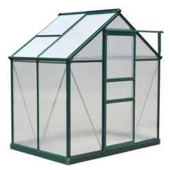 Outsunny Walk-in Plant Greenhouse For Backyard/Outdoor Use With Window And Door, Aluminum Frame, PC Board -OUTSUNNY Sales Store GUEST 62bbd575 f14c 43cd aab1 5e55275d44b3