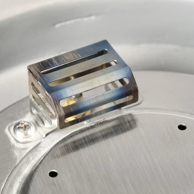 Outsunny Portable Outdoor Propane Fire Pit, Small Tabletop Fireplace, 10 Inch Square Gas Firebowl, 10,000 BTU, W/ Lava Rocks For Patio, Light Gray 4 Outsunny Portable Outdoor Propane Fire Pit, Small Tabletop Fireplace, 10 Inch Square Gas Firebowl, 10,000 BTU, W/ Lava Rocks For Patio, Light Gray - Image 4