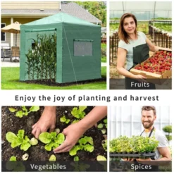 OutsunnyPortable Pop-up Walk-in Greenhouse With Roll-up Door 15 OutsunnyPortable Pop-up Walk-in Greenhouse With Roll-up Door -OUTSUNNY Sales Store GUEST 69afb2cf 6f95 4542 bb9d 2f968ce4e444