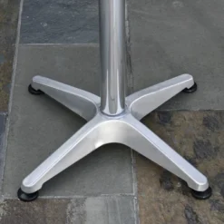 Outsunny 3 Piece Outdoor Patio Bistro Set, Slatted Aluminum Bistro Table, And Chairs, Composite Dining Table, Silver -OUTSUNNY Sales Store GUEST 6ead702b 53a8 4501 aa18 2fa5e8edb9cb