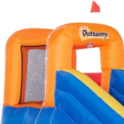 Outsunny 5-in-1 Inflatable Water Slide Kids Bounce House Space Theme Includes Slide Trampoline Pool Cannon Climbing Wall With 450W Air Blower -OUTSUNNY Sales Store GUEST 73ce63b6 18bc 4873 9e98 6d6ce47ac8db