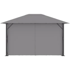 Outsunny 13' X 10' Patio Gazebo Outdoor Canopy Shelter With Sidewalls, Vented Roof, Aluminum Frame For Garden, Lawn, Backyard And Deck -OUTSUNNY Sales Store GUEST 74a39c44 80eb 4c62 b84f eedd3f91bf72