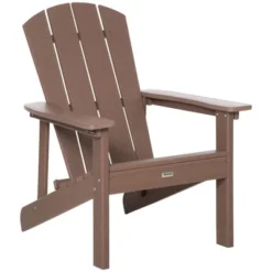 Outsunny Plastic Adirondack Chair, Outdoor Fire Pit Seating HDPE Lounger Chair With High Back And Wide Seat For Patio, Backyard, Garden -OUTSUNNY Sales Store GUEST 75c6c51d bfa9 4ade 89f9 f0e915961b17