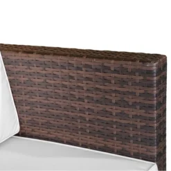 Outsunny 3-Piece Patio Wicker Bistro Set, Outdoor All-hand Weave PE Rattan Conservatory Garden Porch Furniture W/ Cushions & Coffee Table -OUTSUNNY Sales Store GUEST 78513248 2212 472d 84b3 8945b6606294