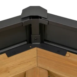 Outsunny 11x13 Hardtop Gazebo With Wooden Frame, Permanent Metal Roof Gazebo Canopy With Ceiling Hook For Garden, Patio, Backyard -OUTSUNNY Sales Store GUEST 7d91f4d9 56db 482d aff2 f79bc73122d2