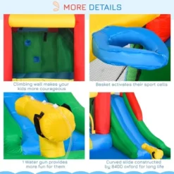 Outsunny 6-in-1 Kids Bounce House Inflatable Water Slide With Pool, Water Cannon, Climbing Wall, Jumping Castle Backyard Activity Outdoor -OUTSUNNY Sales Store GUEST 846bfaa8 f547 4075 9dc4 4d5e3ef1a627