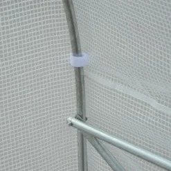 Outsunny 11.5' X 9.8' X 6.5' Outdoor Walk-In Tunnel Greenhouse Hot House With Roll-up Windows, Zippered Door, PE Cover, White -OUTSUNNY Sales Store GUEST 847c4a0e 174c 4d5e 9b30 88bcb82a8667