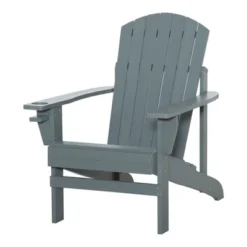 Outsunny Oversized Adirondack Chair, Outdoor Fire Pit And Porch Seating, Classic Log Lounge W/ Built-in Cupholder For Patio, Garden, Lawn, Dark Gray 7 Outsunny Oversized Adirondack Chair, Outdoor Fire Pit And Porch Seating, Classic Log Lounge W/ Built-in Cupholder For Patio, Garden, Lawn, Dark Gray -OUTSUNNY Sales Store GUEST 86059a94 1bdc 4d9d b34b 6ed89a34c3c4